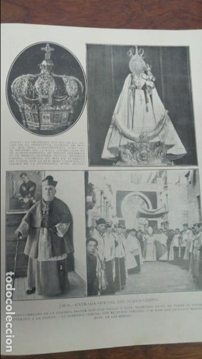 Collezionismo di Riviste e Giornali: CORONA DE LA VIRGEN DE FUENSANA MURCIA / JACA NUEVO OBISPO JUAN VILLAR Y SANZ HOJA REVISTA 1927
