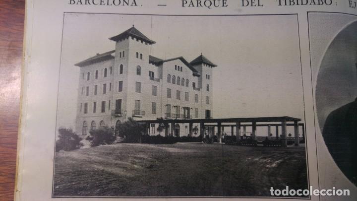 Colecionismo de Revistas e Jornais: BARCELONA HOTEL FLORIDA SALVADOR ANDREU / GRANADA EX-CONVENTO DE SAN JERONIMO INCENDIO REVISTA 1927