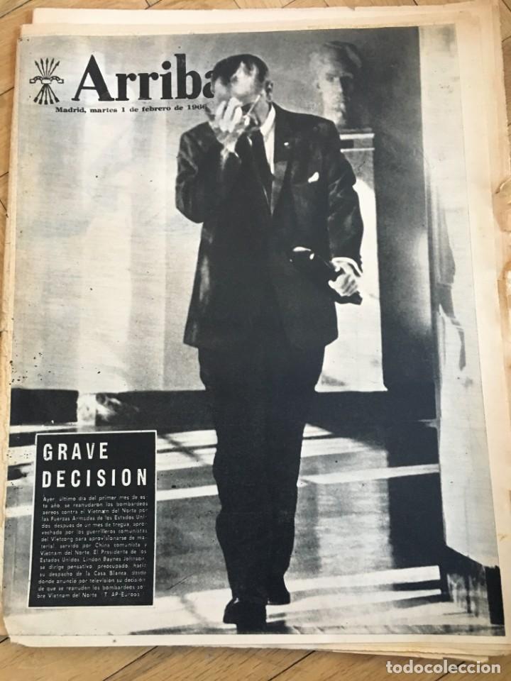 Colecionismo de Revistas e Jornais: ARRIBA (1-2-66) UHF ZARAGOZA ESTADOS UNIDOS VIETNAM DEL SUR INAUGURACION NUESTRA SE&Ntilde;ORA DE ESPERANZA
