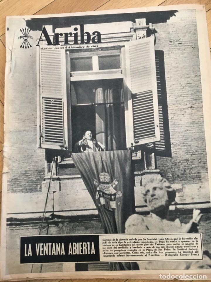 Colecionismo de Revistas e Jornais: ARRIBA (6-12-62) NAVIDAD PAPA JUAN XXIII VATICANO