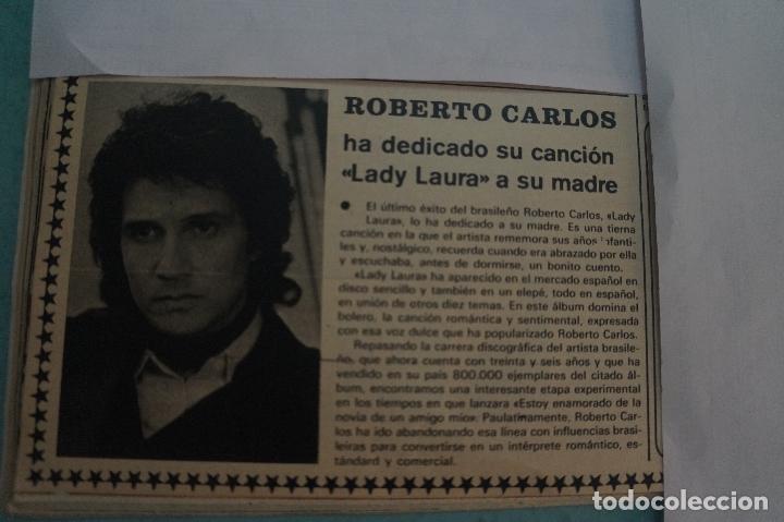 Coleccionismo de Revistas y Peri&oacute;dicos: RECORTE REPORTAJE CLIPPING DE ROBERTO CARLOS REVISTA SEMANA N&ordm; 2054 PAG 68
