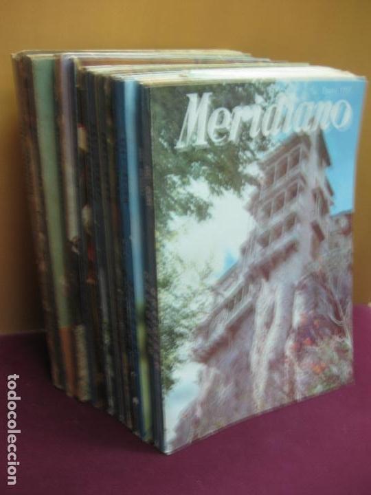 Collection Magazines and Newspapers: MERIDIANO. LOTE DE 12 REVISTAS A&Ntilde;O 1955. ANO COMPLETO....