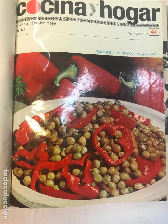 Coleccionismo de revistas y peri&oacute;dicos: REVISTA COCINA Y HOGAR - 5 tomos &ndash; a&ntilde;os 60