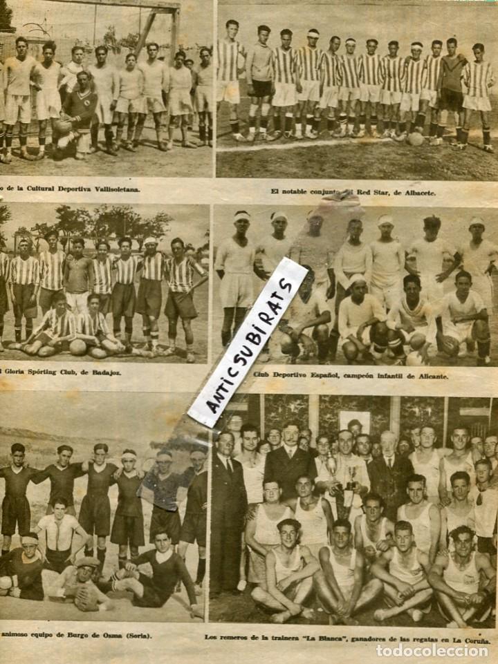 Colecionismo de Revistas e Jornais: REVISTA A&Ntilde;O 1932 FUTBOL RED STAR ALBACETE GLORIA SPORTING CLUB BADAJOZ DEPORTIVO ESPA&Ntilde;OL ALICANTE
