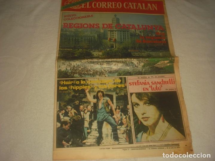 Coleccionismo de Revistas y Peri&oacute;dicos: EL CORREO CATALAN,  29-7-1979 . SUPLEMENTO DOMINGO: REGIONS DE CATALUNYA, LA VEGUERIA DE BARCELONA.