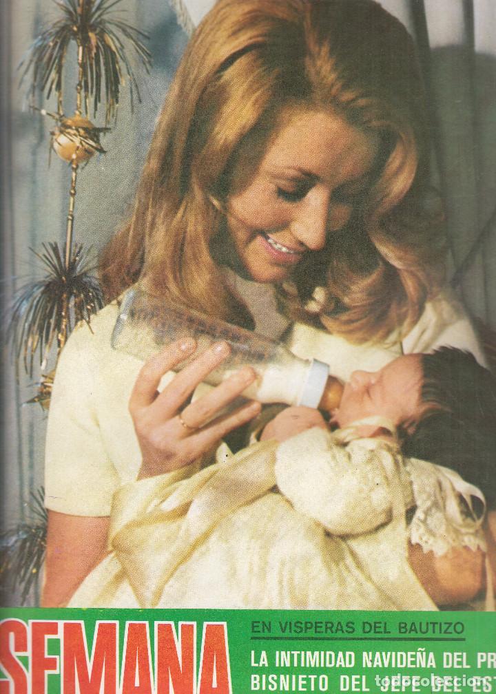 Coleccionismo de Revistas y Peri&oacute;dicos: REVISTA SEMANA N&ordm;N 1714 A&Ntilde;O 1972. DUQUESA DE CADIZ, PRIMER BISNIETO DEL JEFE DEL ESTADO. J. ONASIS.