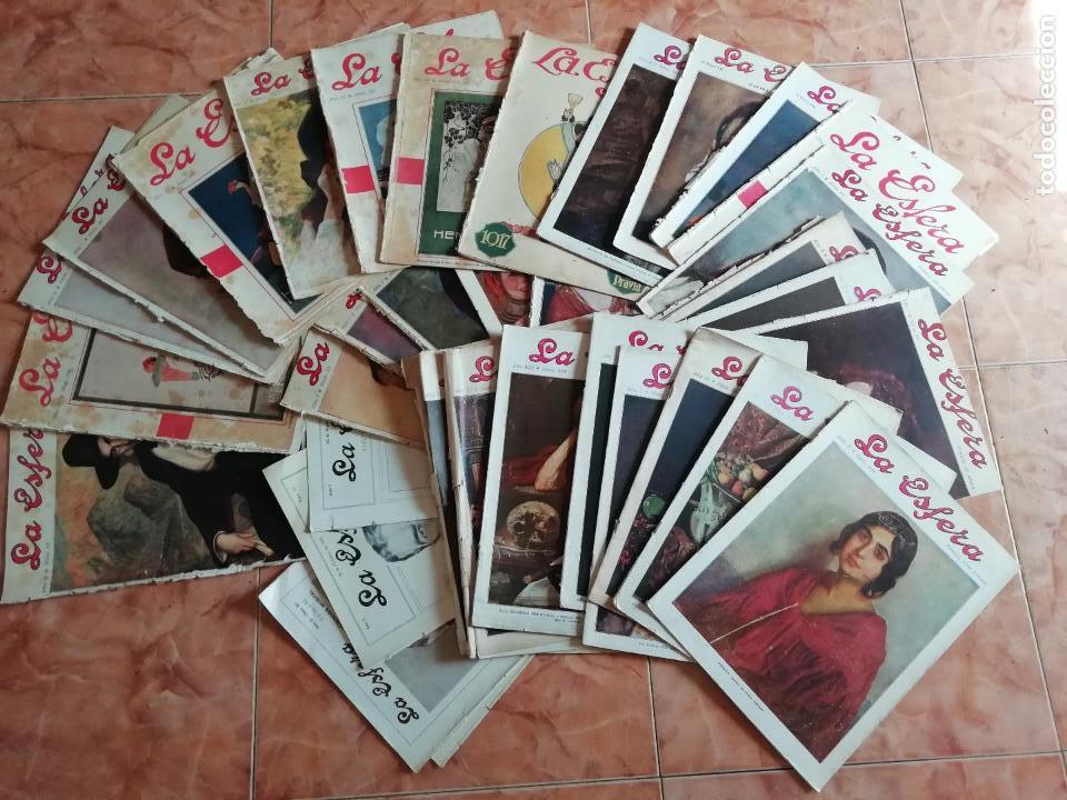 Coleccionismo de Revistas y Peri&oacute;dicos: Liquidaci&oacute;n. La Esfera. 35 n&uacute;meros