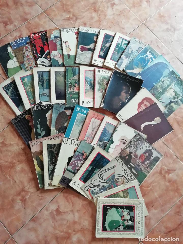 Coleccionismo de Revistas y Peri&oacute;dicos: Revista antigua Blanco y Negro. 38 n&uacute;meros. A&ntilde;os 20