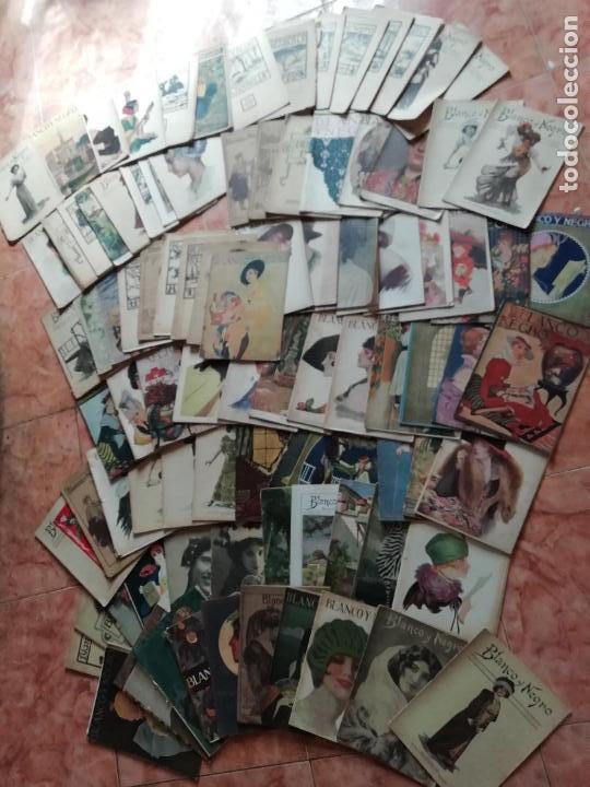 Colecionismo de Revistas e Jornais: Liquidaci&oacute;n. Blanco y Negro. Lote de 92 n&uacute;meros. A&ntilde;os 1910-1919