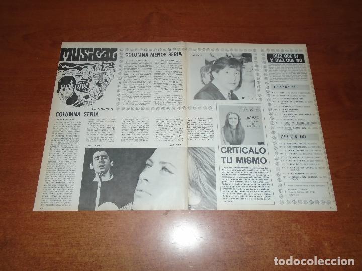 Coleccionismo de Revistas y Peri&oacute;dicos: RETAL PRENSA 1970: PACO IBA&Ntilde;EZ. MARI TRINI. LUIS AGUIL&Eacute;. TARA.