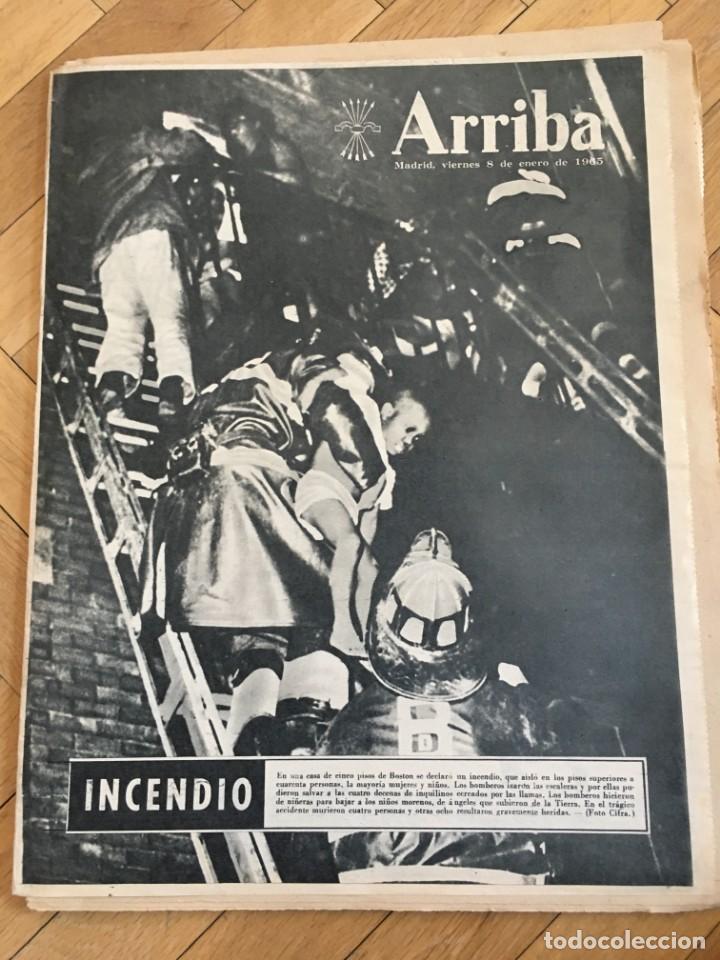 Collectionnisme de Revues et Journaux: ARRIBA (8-1-65) COSTA PLAYAS ALICANTE RUTA JACOBEA NAVARRA