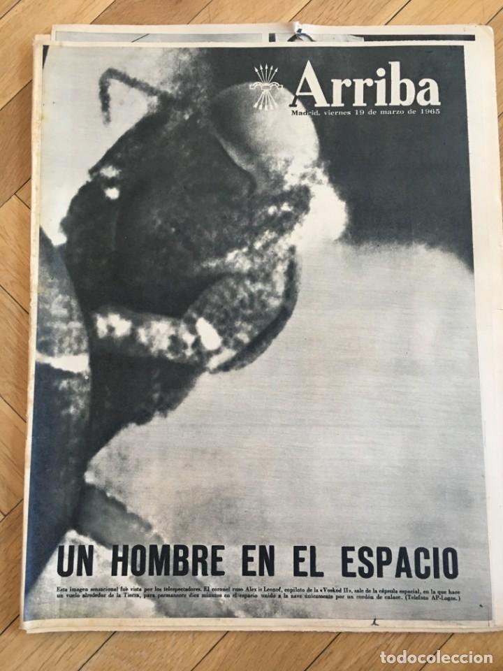 Collezionismo di Riviste e Giornali: ARRIBA (19-3-65) HOMBRE EN EL ESPACIO FARUK FALLAS VALENCIA COLEGIO EUROPEO STENONIUS