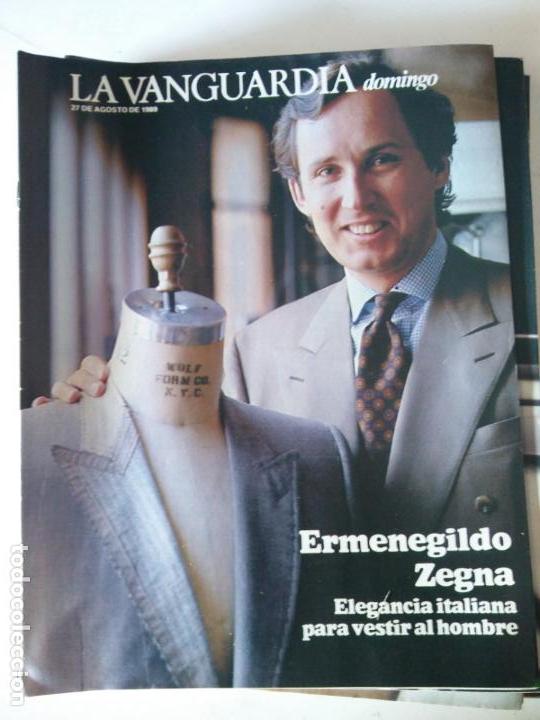 Collection Magazines and Newspapers: BJS. REVISTA. LA VANGUARDIA. DOMINGO. COMPLETA TU COLECCION, ERMENEGILDO ZEGNA