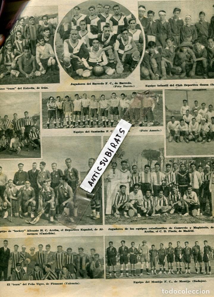 Collection Magazines and Newspapers: REVISTA 1933 SANTUCHU FUTBOL CLUB BILBAO PISCIS PE&Ntilde;A TIGRE PICASENT MONTIJO BADAJOZ ALMENARA