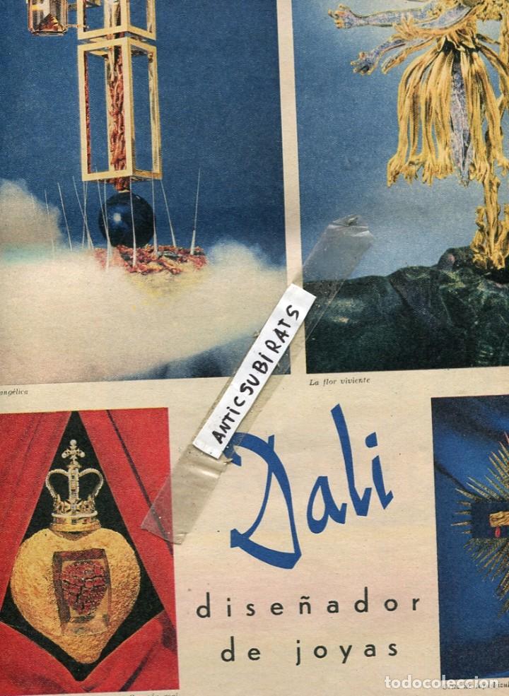 Coleccionismo de revistas y peri&oacute;dicos: PERIODICO YA A&Ntilde;O 1960 SALVADOR DALI SE DEDICA A HACER JOYAS