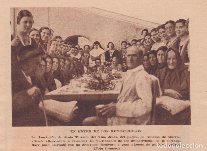 Coleccionismo de revistas y peri&oacute;dicos: * ALHAMA DE MURCIA * Asociaci&oacute;n de Santa Teresita del Ni&ntilde;o Jes&uacute;s - 1935