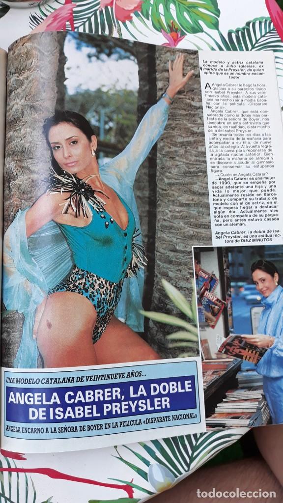 Coleccionismo de Revistas y Peri&oacute;dicos: ANGELA CABRER LA DOBLE DE ISABEL PREYSLER