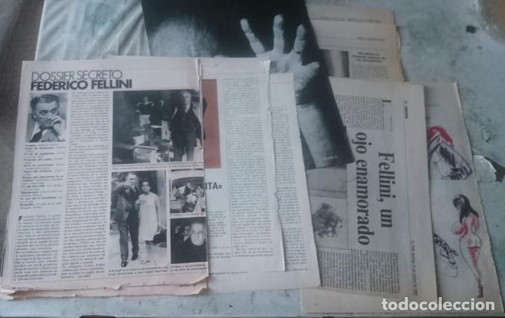 Coleccionismo de Revistas y Peri&oacute;dicos: Federico Fellini 1979-1995 (Dunia, Blanco y Negro, EPS, EL PA&Iacute;S, EL MUNDO)