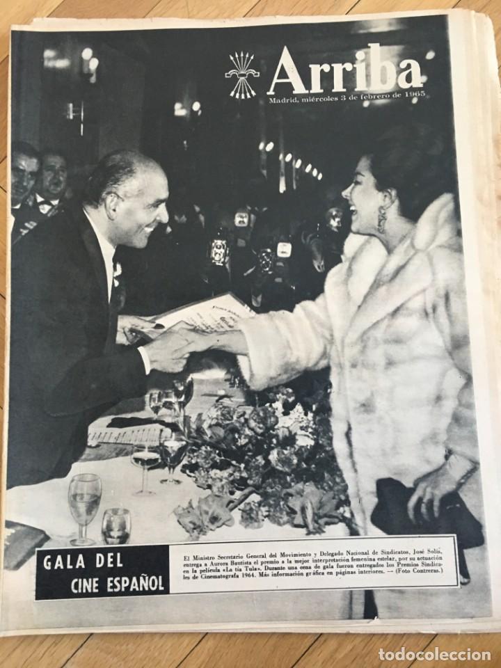 Collection Magazines and Newspapers: ARRIBA (3-2-65) GALA CINE ESPA&Ntilde;OL CALLE SERRANO SARA MONTIEL MARTIN LUTHER CARDIFF ZARAGOZA