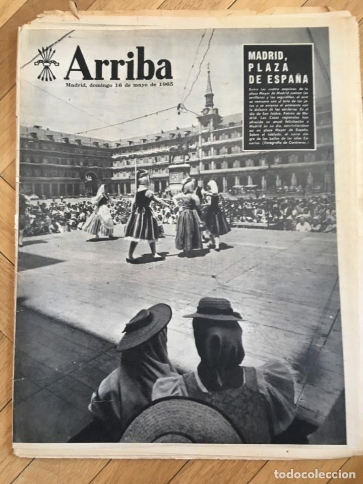 Collezionismo di Riviste e Giornali: ARRIBA (16-5-65) PLAZA ESPA&Ntilde;A MADRID SAN ISIDRO SEU LOS JESUITAS ANTONIO BIENVENIDA VUELTA A ESPA&Ntilde;A