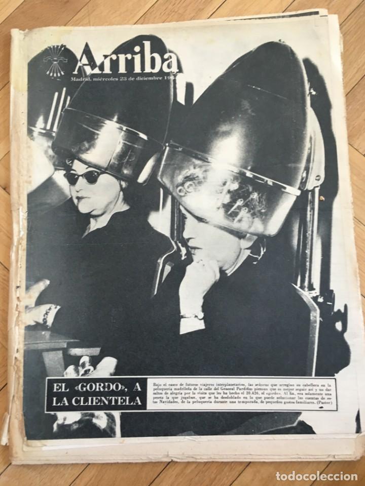 Collezionismo di Riviste e Giornali: ARRIBA (23-12-64) GORDO NAVIDAD LOTERIA MADRID