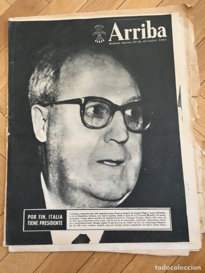 Collezionismo di Riviste e Giornali: ARRIBA (29-12-64) ESTADIO CHAMARTIN NEVADO GRAN VIA MADRID BURGOS