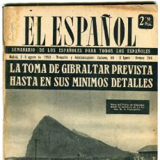 Coleccionismo de Revistas y Periódicos: EL ESPAÑOL-S'AGRARO GIRONA (3 PAG. 5 FOT.) GIJON 3 PAG.5FOT) AVILES SIDELURGIA (3 PAG. 4 FOT.) 1953. Lote 135831178