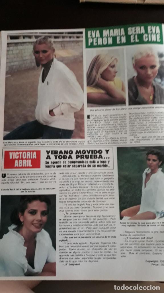 Coleccionismo de revistas y peri&oacute;dicos: EVA MARIA PERON VICTORIA ABRIL