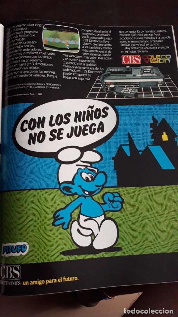 Coleccionismo de Revistas y Peri&oacute;dicos: ANUNCIO CBS COLECOVISION COLECO VISION LOS PITUFOS THE SMURFS PITUFO
