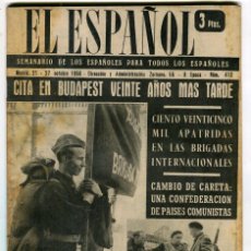 Coleccionismo de Revistas y Periódicos: EL ESPAÑOL- NAVALMORAL DE LA MATA (4 PAG.7 FOT (1) EQUIPO DE FUTBOL)UNIVERSIDAD AUTONOMA MADRID 1956