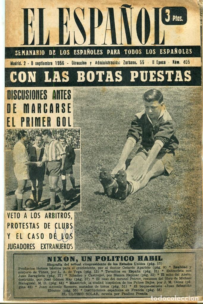 Coleccionismo de Revistas y Peri&oacute;dicos: EL ESPA&Ntilde;OL-RIBADEO Y CASTROPOL(5 PAG 12 FOTOS)J ANTONIO ROMERO TORERO(4 PAG 5 FOT) KINSEY A&Ntilde;O 1956