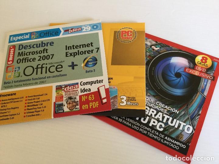 Coleccionismo de revistas y peri&oacute;dicos: Lote de 3 CDS programas variados &ndash; PC Today &ndash; Computer Idea &ndash; PC Actual - Foto 1