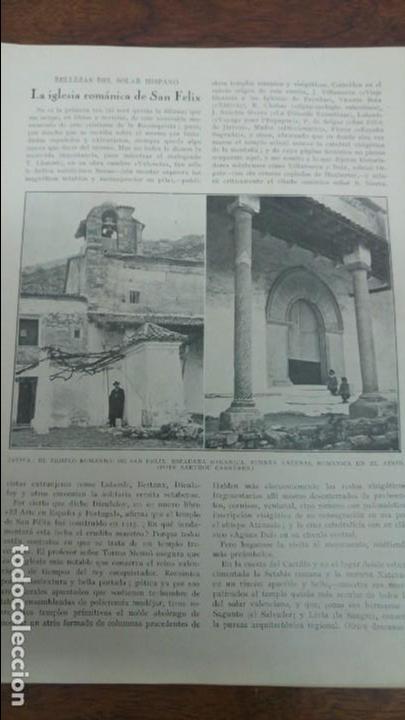 Colecionismo de Revistas e Jornais: JATIVA LA IGLESIA ROMANICA DE SAN FELIX REVISTA A&Ntilde;O 1925