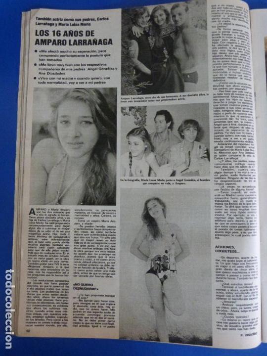 Coleccionismo de Revistas y Peri&oacute;dicos: RECORTE REPORTAJE CLIPPING DE AMPARO LARRA&Ntilde;AGA SERIE MUJERES REVISTA SEMANA N&ordm; 2073 PAG 40