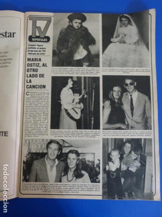 Coleccionismo de Revistas y Peri&oacute;dicos: RECORTE REPORTAJE CLIPPING DE MARIA OSTIZ RETRATO EN VIVO TV REVISTA SEMANA N&ordm; 2072 PAG 13