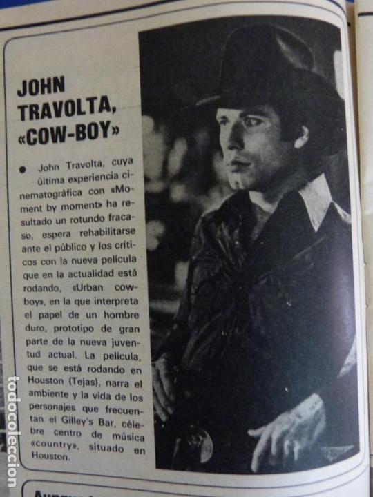 Coleccionismo de Revistas y Peri&oacute;dicos: RECORTE REPORTAJE CLIPPING DE JOHN TRAVOLTA COW-BOY REVISTA SEMANA N&ordm; 2072 PAG 34