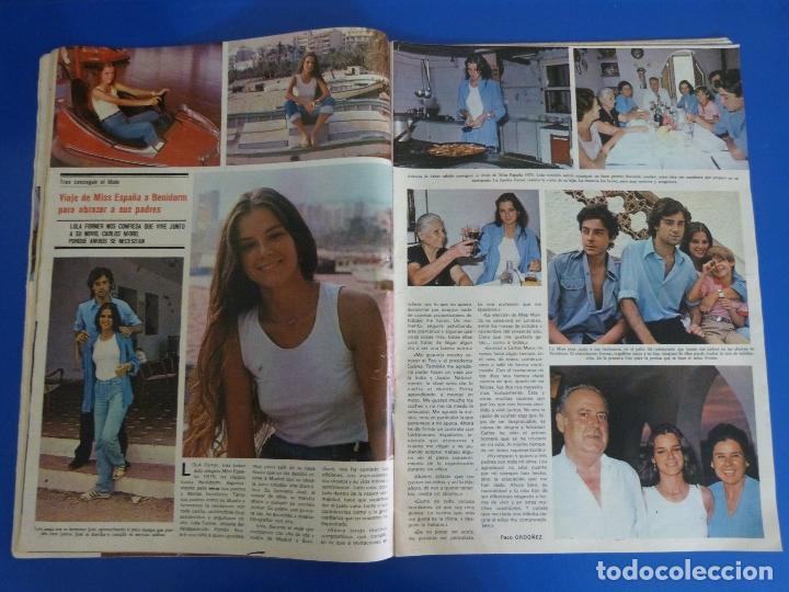 Coleccionismo de Revistas y Peri&oacute;dicos: RECORTE REPORTAJE CLIPPING DE LOLA FORNER MISS ESPA&Ntilde;A 1979 REVISTA SEMANA N&ordm; 2066 PAG 30-31