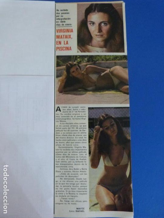 Coleccionismo de Revistas y Peri&oacute;dicos: RECORTE REPORTAJE CLIPPING DE VIRGINA MATAIX REVISTA SEMANA N&ordm; 2066 PAG 51