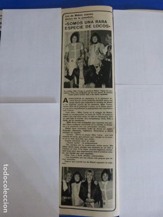 Coleccionismo de Revistas y Peri&oacute;dicos: RECORTE REPORTAJE CLIPPING DE LOS DE MABEL APLAUSOS MIKE TRAMP REVISTA SEMANA N&ordm; 2066 PAG 70