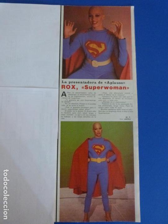 Coleccionismo de Revistas y Peri&oacute;dicos: RECORTE REPORTAJE CLIPPING DE ROX APLAUSO REVISTA SEMANA N&ordm; 2066 PAG 77