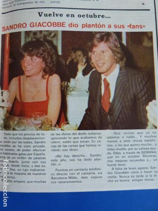 Coleccionismo de Revistas y Peri&oacute;dicos: RECORTE REPORTAJE CLIPPING DE SANDRO GIACOBBE REVISTA SEMANA N&ordm; 2066 PAG 81