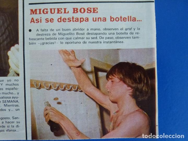 Coleccionismo de Revistas y Peri&oacute;dicos: RECORTE REPORTAJE CLIPPING DE MIGUEL BOSE REVISTA SEMANA N&ordm; 2066 PAG 81