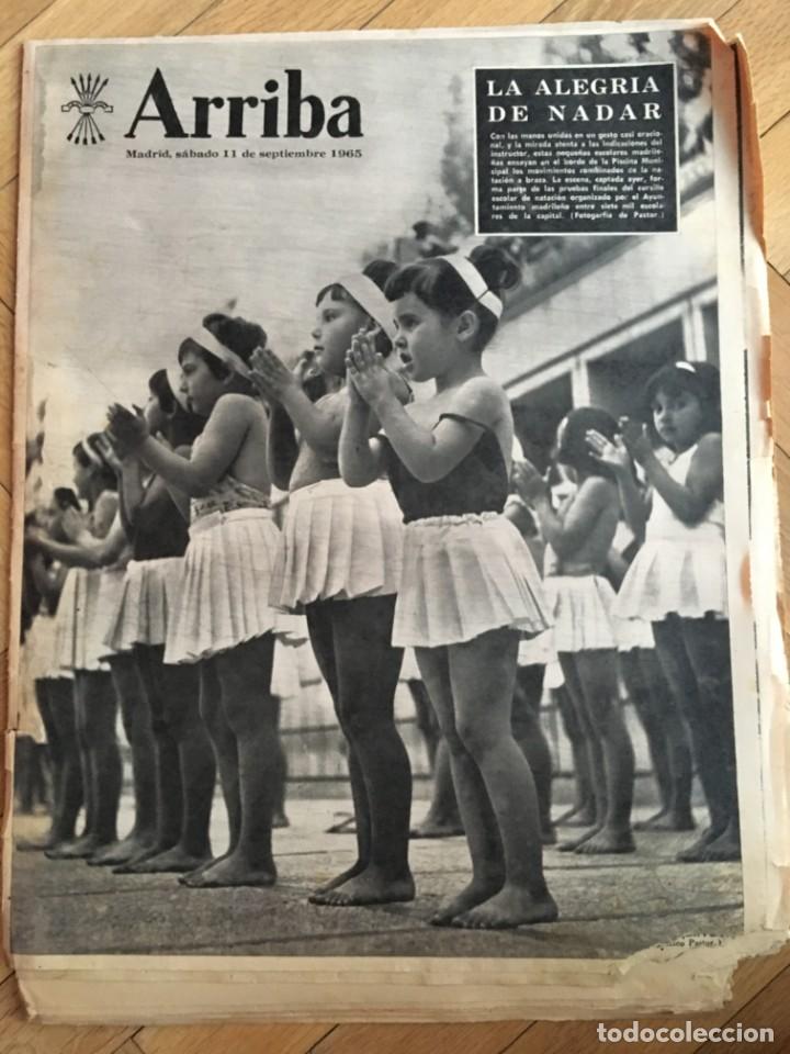 Sammeln von Zeitschriften und Zeitungen: ARRIBA (11-9-65) LUIS SUAREZ FIESTAS OVIEDO FOREST HILLS SANTANA