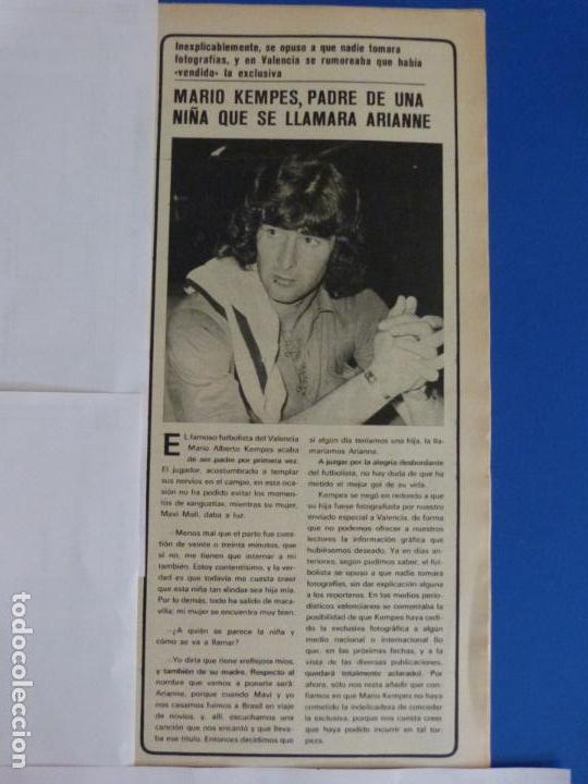 Coleccionismo de Revistas y Peri&oacute;dicos: RECORTE REPORTAJE CLIPPING DE MARIO KEMPES REVISTA SEMANA N&ordm; 2058 PAG 73