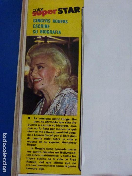 Coleccionismo de Revistas y Peri&oacute;dicos: RECORTE REPORTAJE CLIPPING DE GINGERS ROGERS REVISTA SEMANA N&ordm; 2057 PAG 48