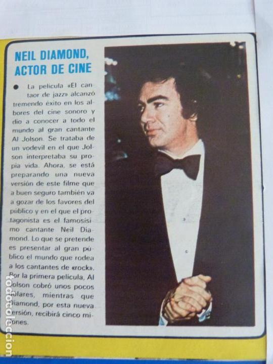 Coleccionismo de Revistas y Peri&oacute;dicos: RECORTE REPORTAJE CLIPPING DE NEIL DIAMOND REVISTA SEMANA N&ordm; 2057 PAG 48