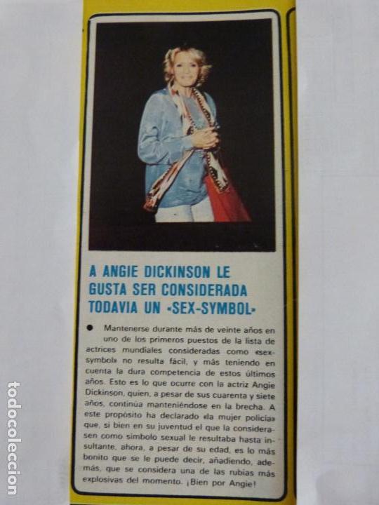 Coleccionismo de Revistas y Peri&oacute;dicos: RECORTE REPORTAJE CLIPPING DE ANGIE DICKINSON REVISTA SEMANA N&ordm; 2057 PAG 48