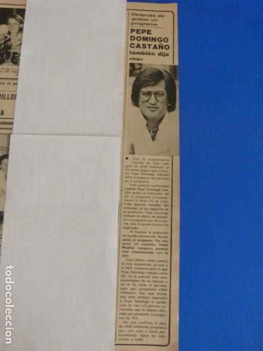 Coleccionismo de Revistas y Peri&oacute;dicos: RECORTE REPORTAJE CLIPPING DE PEPE DOMINGO 300 MILLONES REVISTA SEMANA N&ordm; 2055 PAG 11