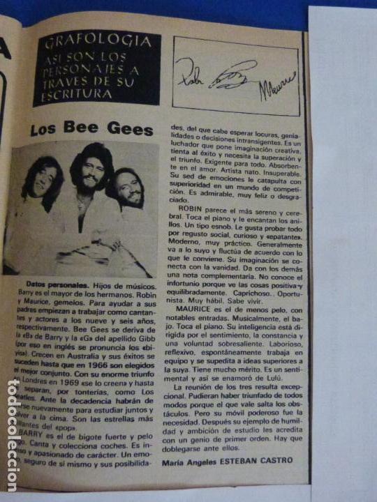 Coleccionismo de Revistas y Peri&oacute;dicos: RECORTE REPORTAJE CLIPPING DE LOS BEE GEES REVISTA SEMANA N&ordm; 2055 PAG 79