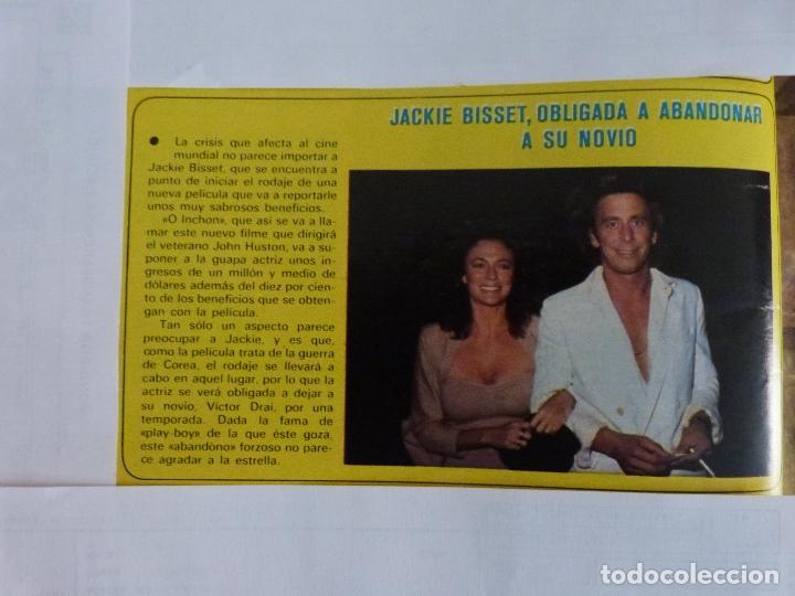 Coleccionismo de Revistas y Peri&oacute;dicos: RECORTE REPORTAJE CLIPPING DE JACKIE BISSET REVISTA SEMANA N&ordm; 2056 PAG 42